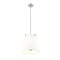 Z-Lite Weston Pendant, 3-Light, 13 In.W x 13 In.H, Brushed Nickel/White Linen 3501P13-BN - alternate 3